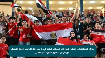 تذاكر منخفضة.. أسعار مباريات منتخب مصر في كأس أمم أفريقيا 2025 تكشف عن فرص حضور مميزة للجماهير